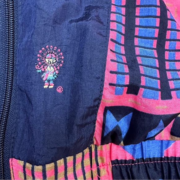 Vintage VTG woman’s ladies windbreaker tracksuit, jacket and pants, L. - Picture 4 of 11